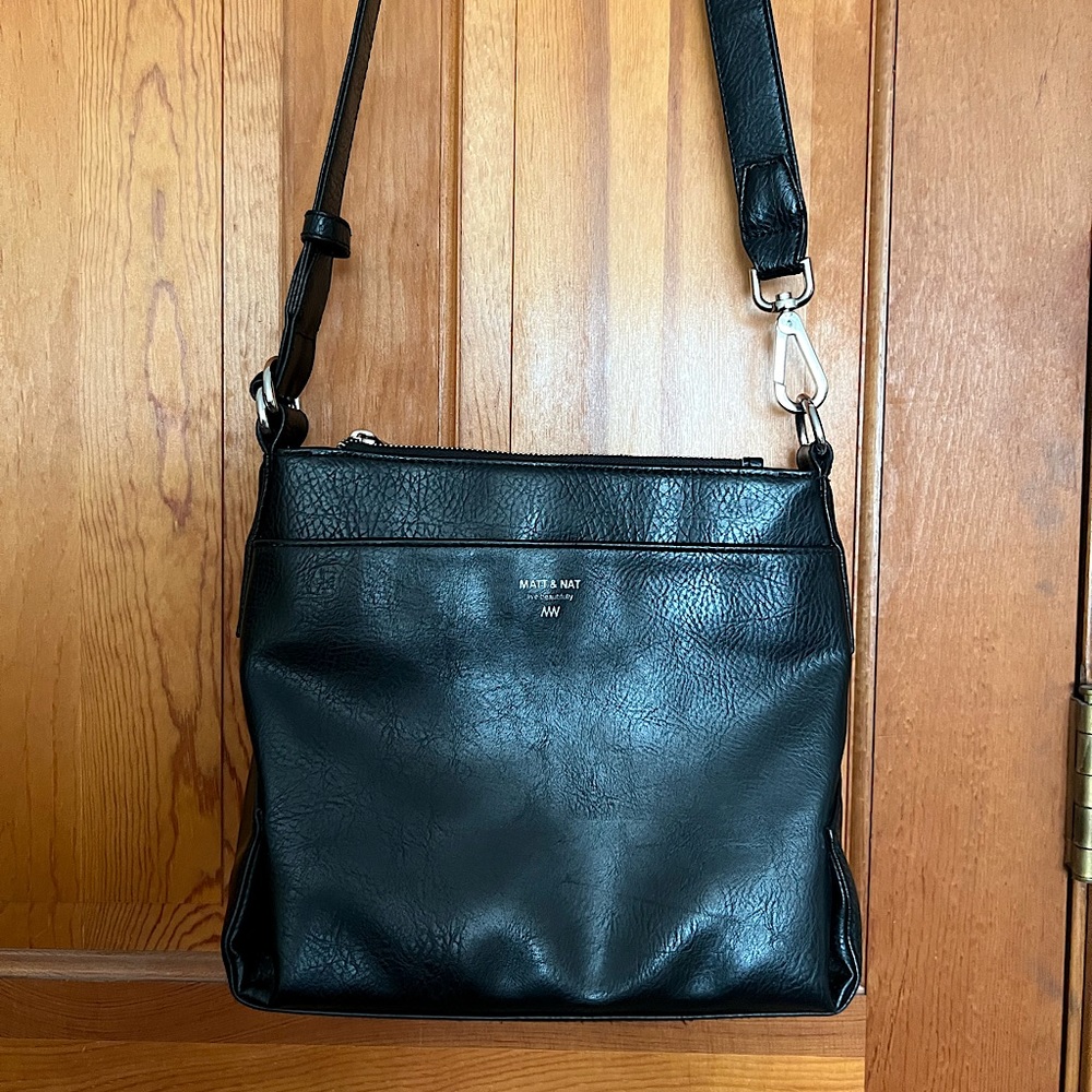 Matt & Nat Black Crossbody Bag